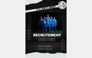 Alerte Recrutement : Joueurs U15/U17